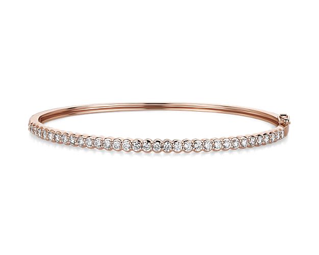 Diamond Bangle in 14k Rose Gold (1 1/2 ct. tw.)