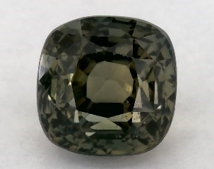 1.00 carat Cushion Natural Green Sapphire