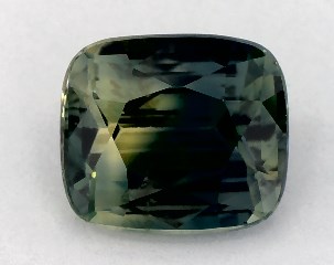 1.16 carat Cushion Natural Green Sapphire