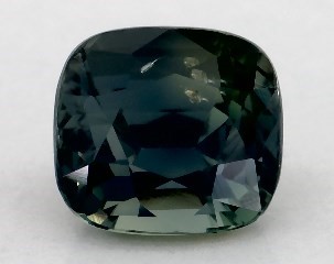 1.19 carat Cushion Natural Green Sapphire
