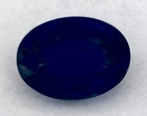 1.00 carat Oval Natural Blue Sapphire