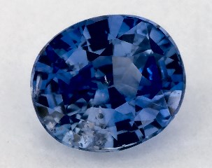 1.00 carat Oval Natural Blue Sapphire