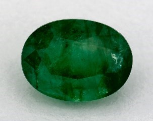 1.02 carat Oval Natural Green Emerald