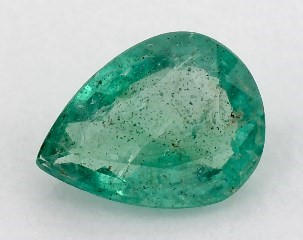 1.17 carat Pear Natural Green Emerald