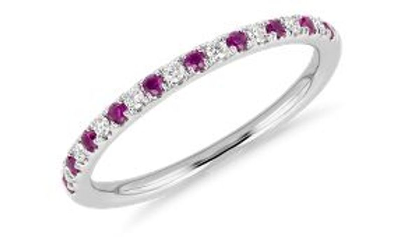 Ruby Wedding Bands Ruby Wedding Bands